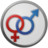 Sex Male Female Circled Icon